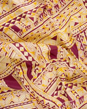 Polynesian fabric AVAE Yellow - Tissushop